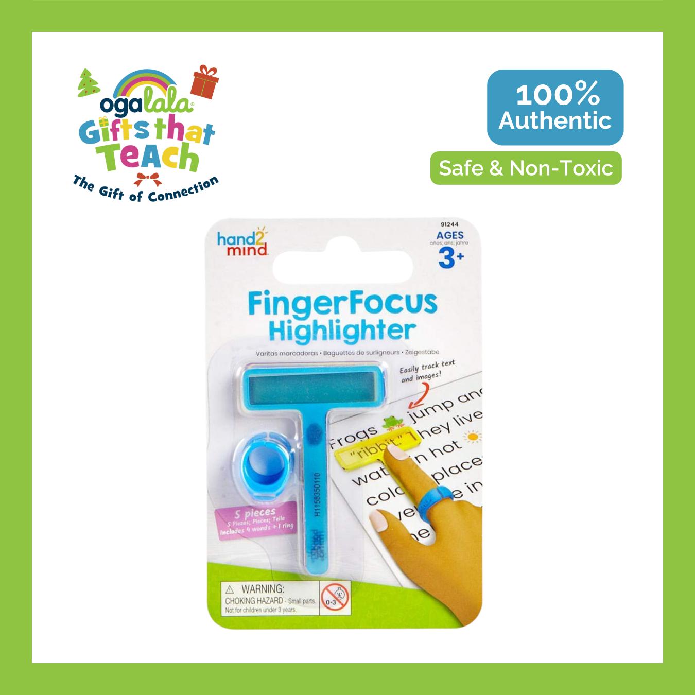 LEARNING RESOURCES Fingerfocus Highlighter Individual Set