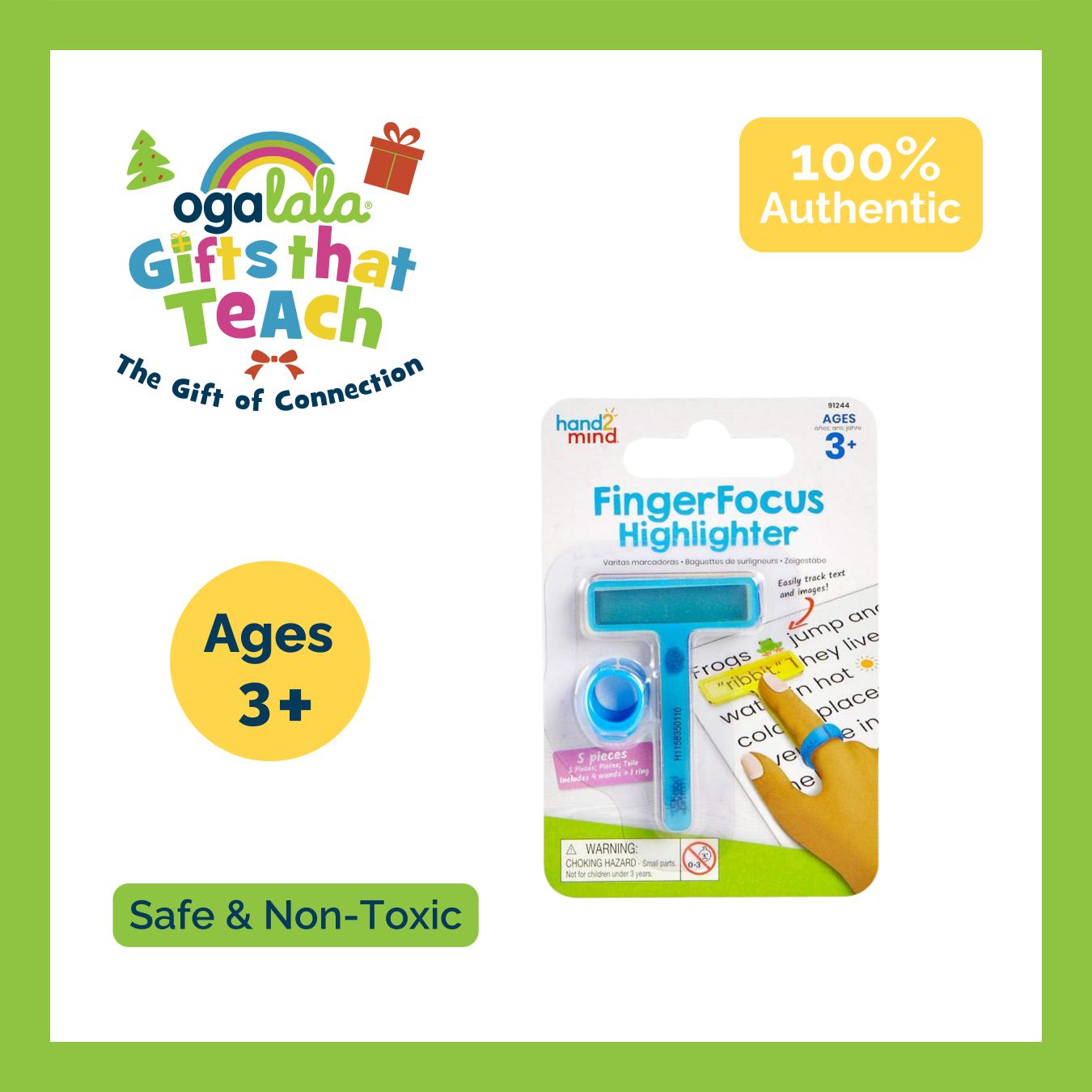 LEARNING RESOURCES Fingerfocus Highlighter Individual Set