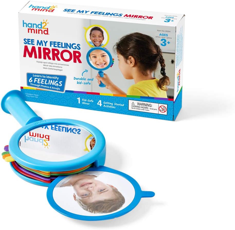 LEARNING RESOURCES See My Feelings Mirror, Blue