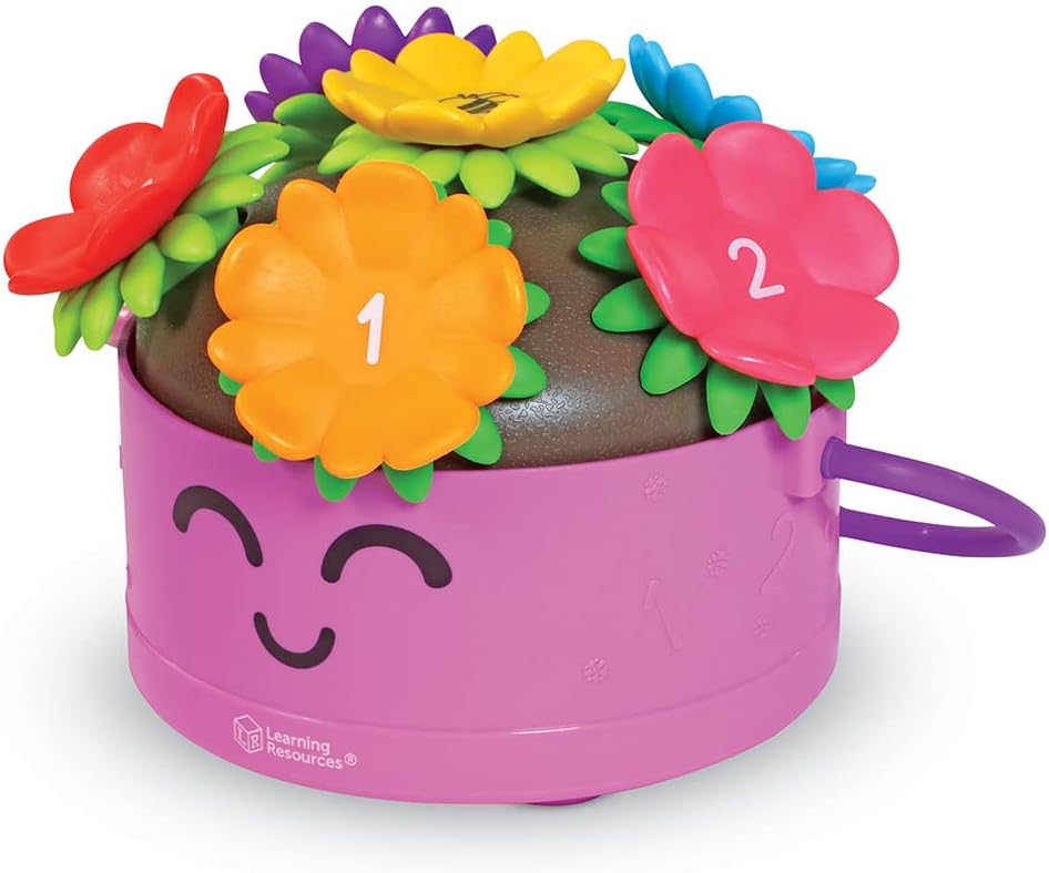 LEARNING RESOURCES POPPY THE COUNT & STACK FLOWER POT™