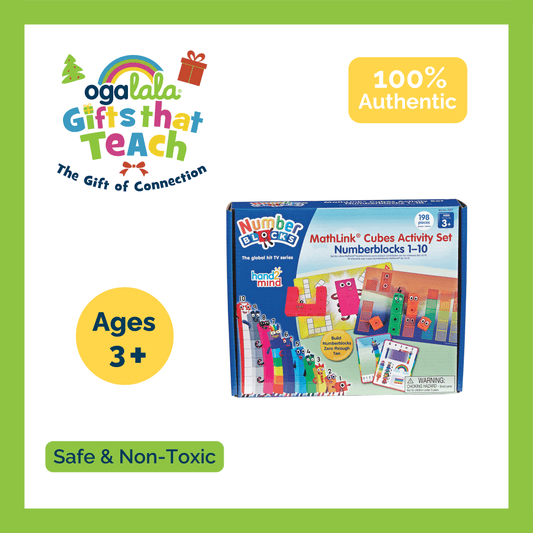 Hand2mind MathLink Cubes Numberblocks 1-10 Activity Set