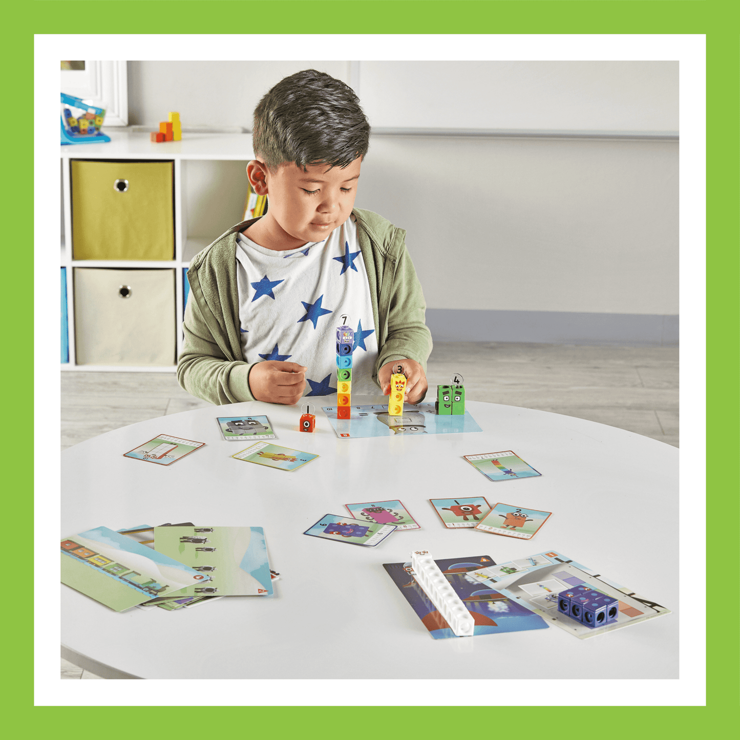 Hand2mind MathLink Cubes Numberblocks 1-10 Activity Set