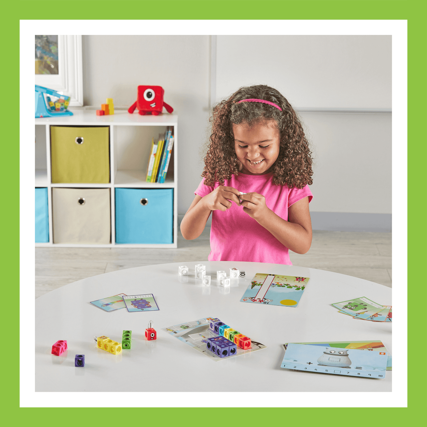 Hand2mind MathLink Cubes Numberblocks 1-10 Activity Set