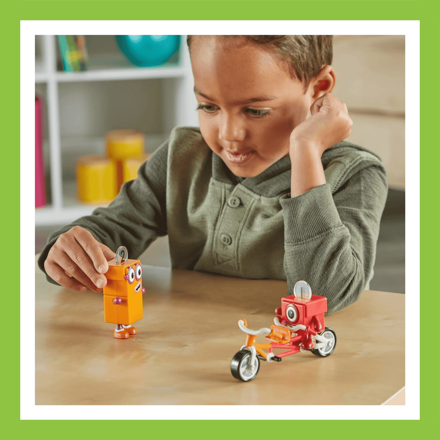 Learning Resources Numberblocks 1 & 2 Figures On A Bike Figures