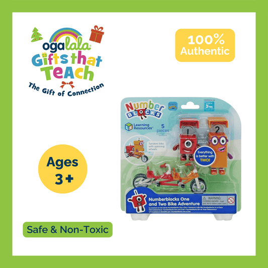 Learning Resources Numberblocks 1 & 2 Figures On A Bike Figures