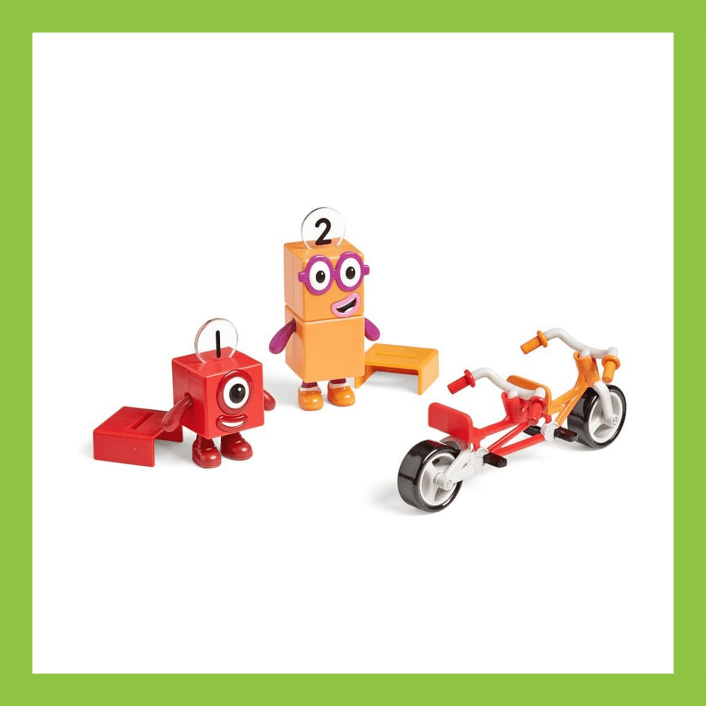 Learning Resources Numberblocks 1 & 2 Figures On A Bike Figures