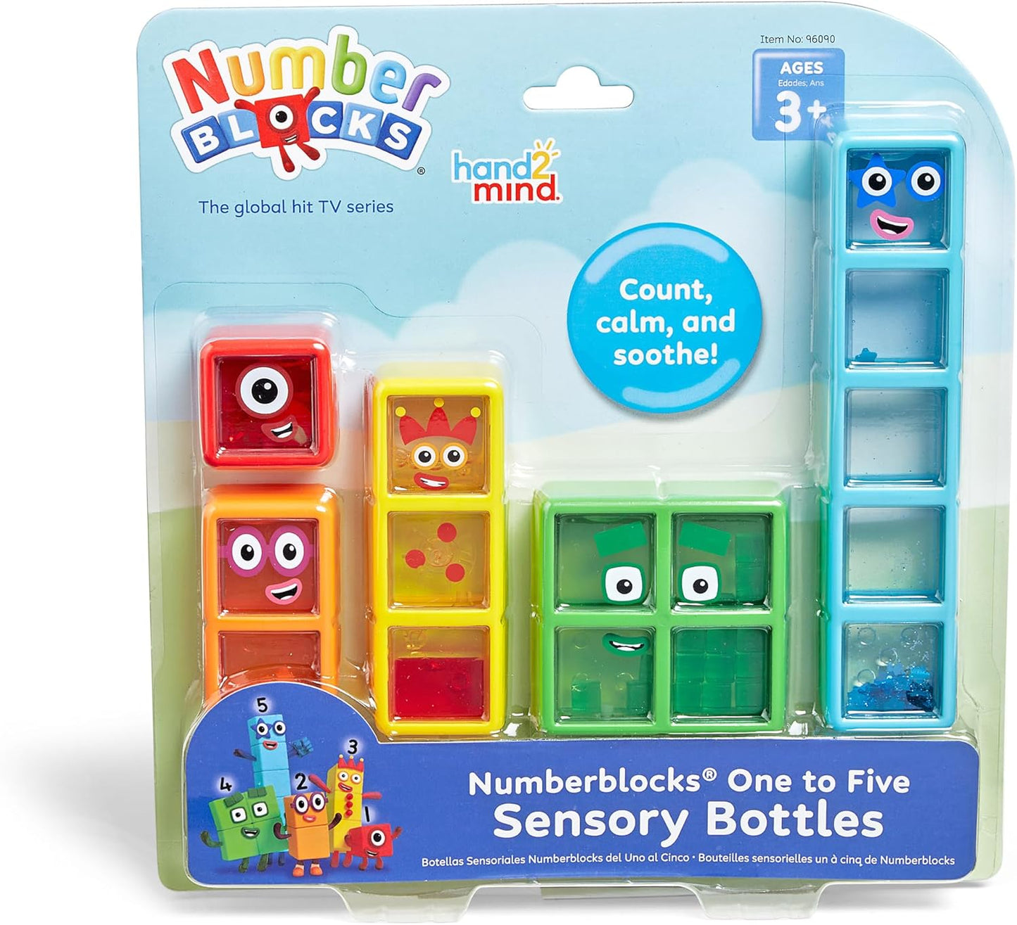LEARNING RESOURCES NUMBERBLOCKS® ONE TO FIVE SENSORY BOTTLES