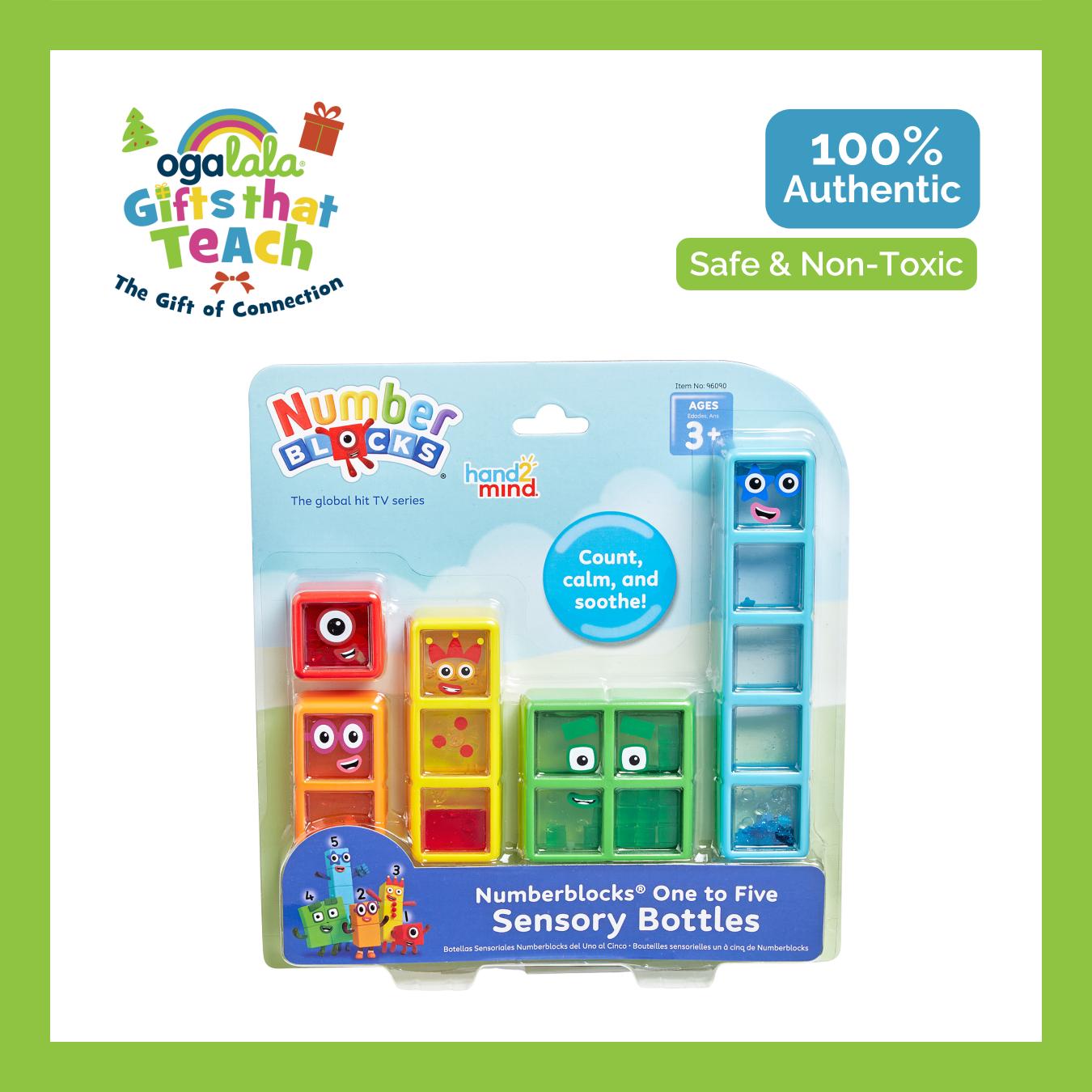 LEARNING RESOURCES NUMBERBLOCKS® ONE TO FIVE SENSORY BOTTLES