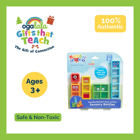 LEARNING RESOURCES NUMBERBLOCKS® ONE TO FIVE SENSORY BOTTLES
