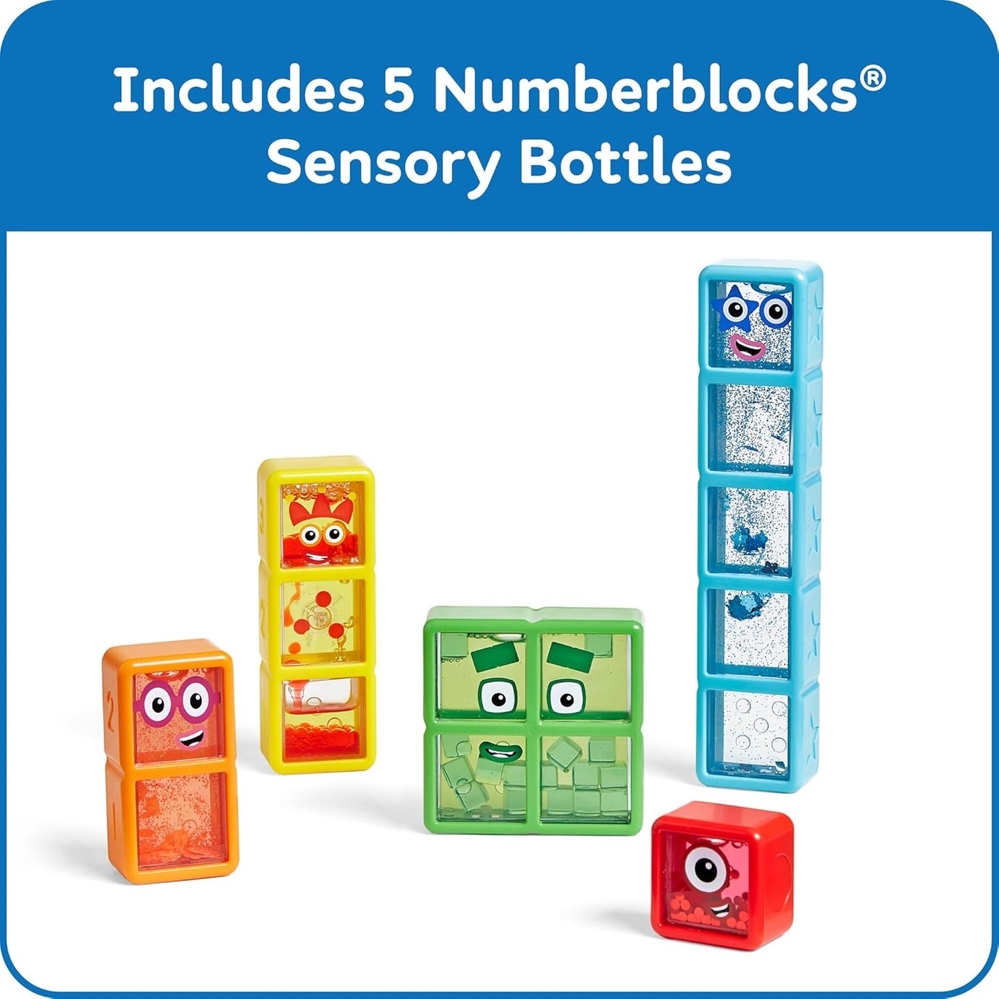 LEARNING RESOURCES NUMBERBLOCKS® ONE TO FIVE SENSORY BOTTLES