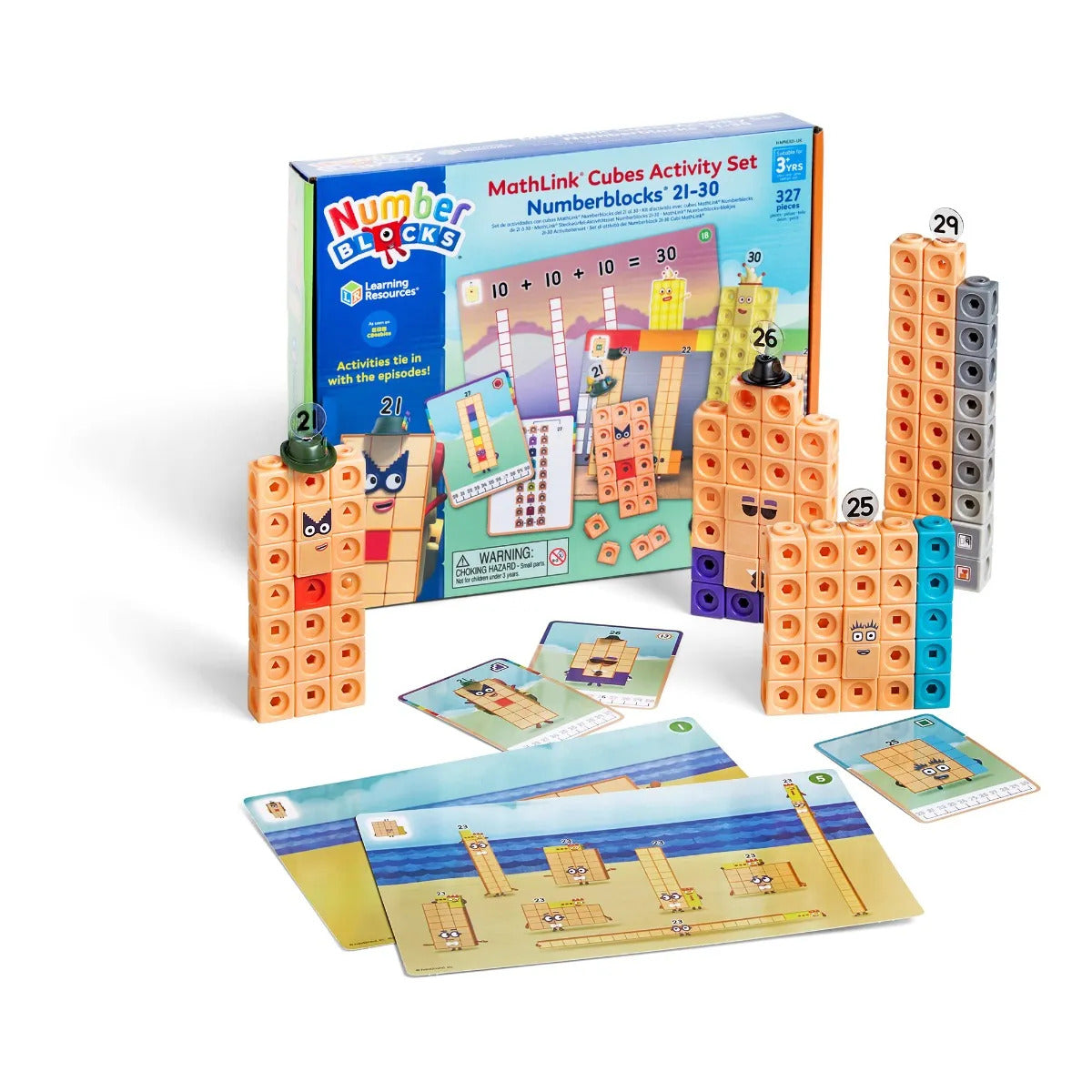 Learning Resources Numberblocks® Mathlink® Cubes 21–30 Activity Set