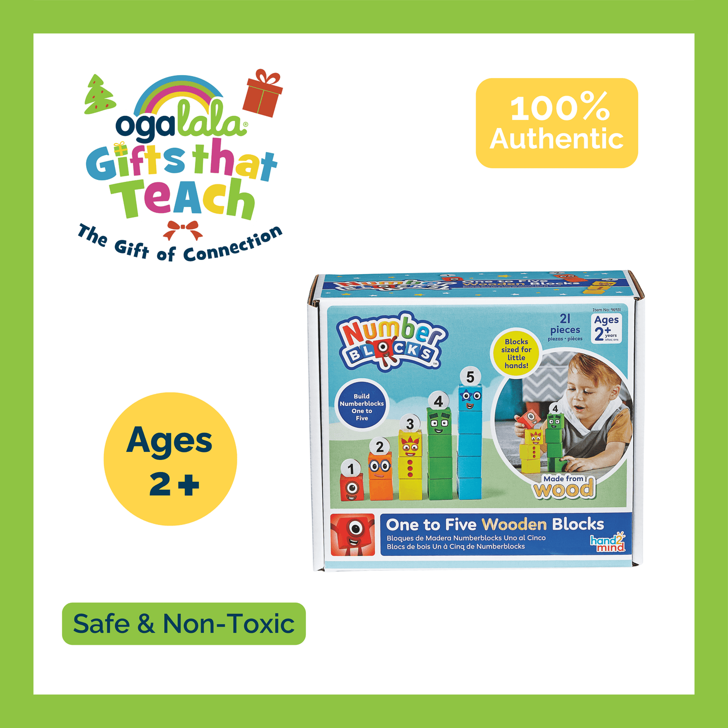 Learning Resources Numberblocks® One to Five Wooden Blocks