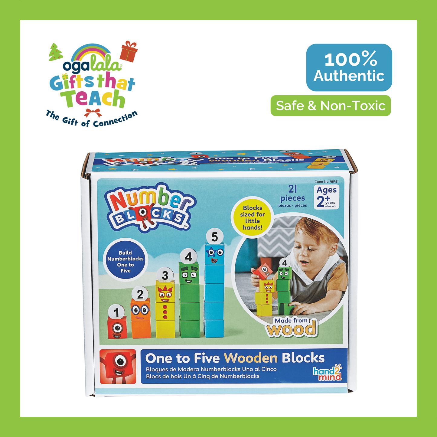 Learning Resources Numberblocks® One to Five Wooden Blocks