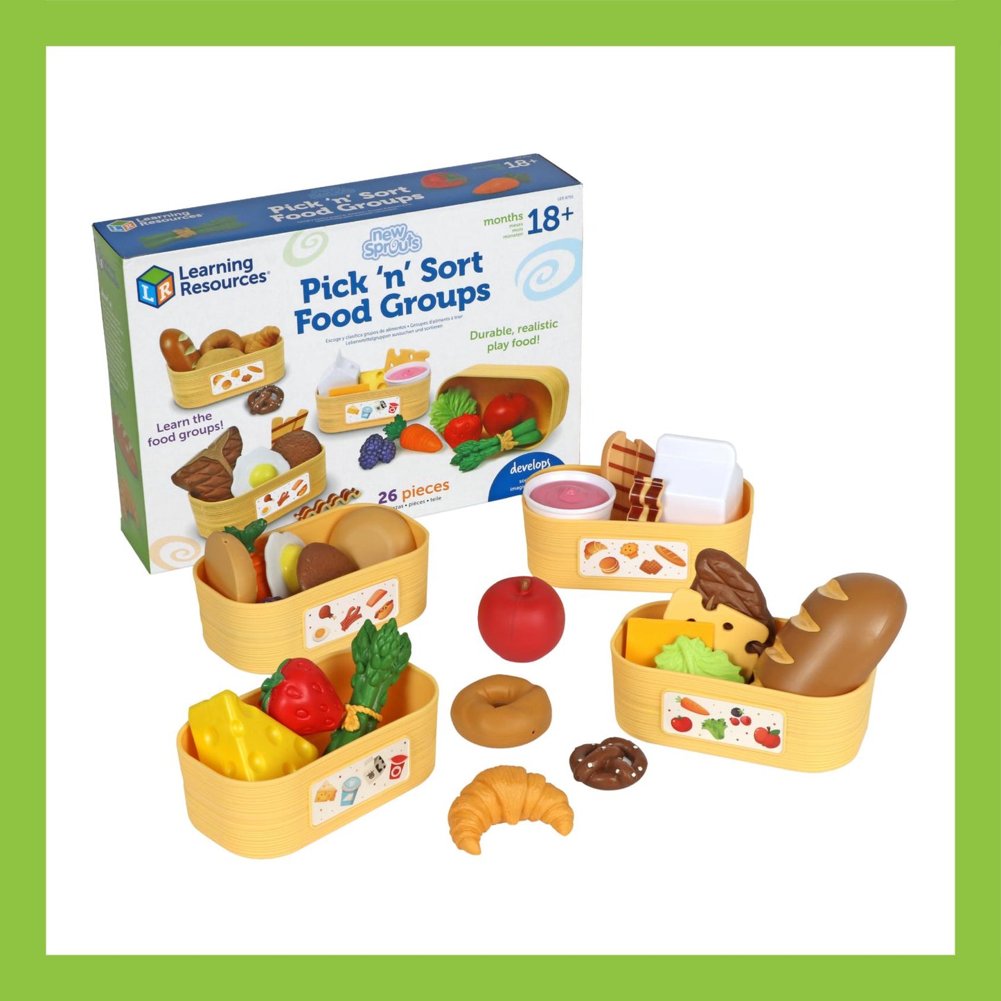 Learning Resources New Sprouts® Pick 'n' Sort Food Groups