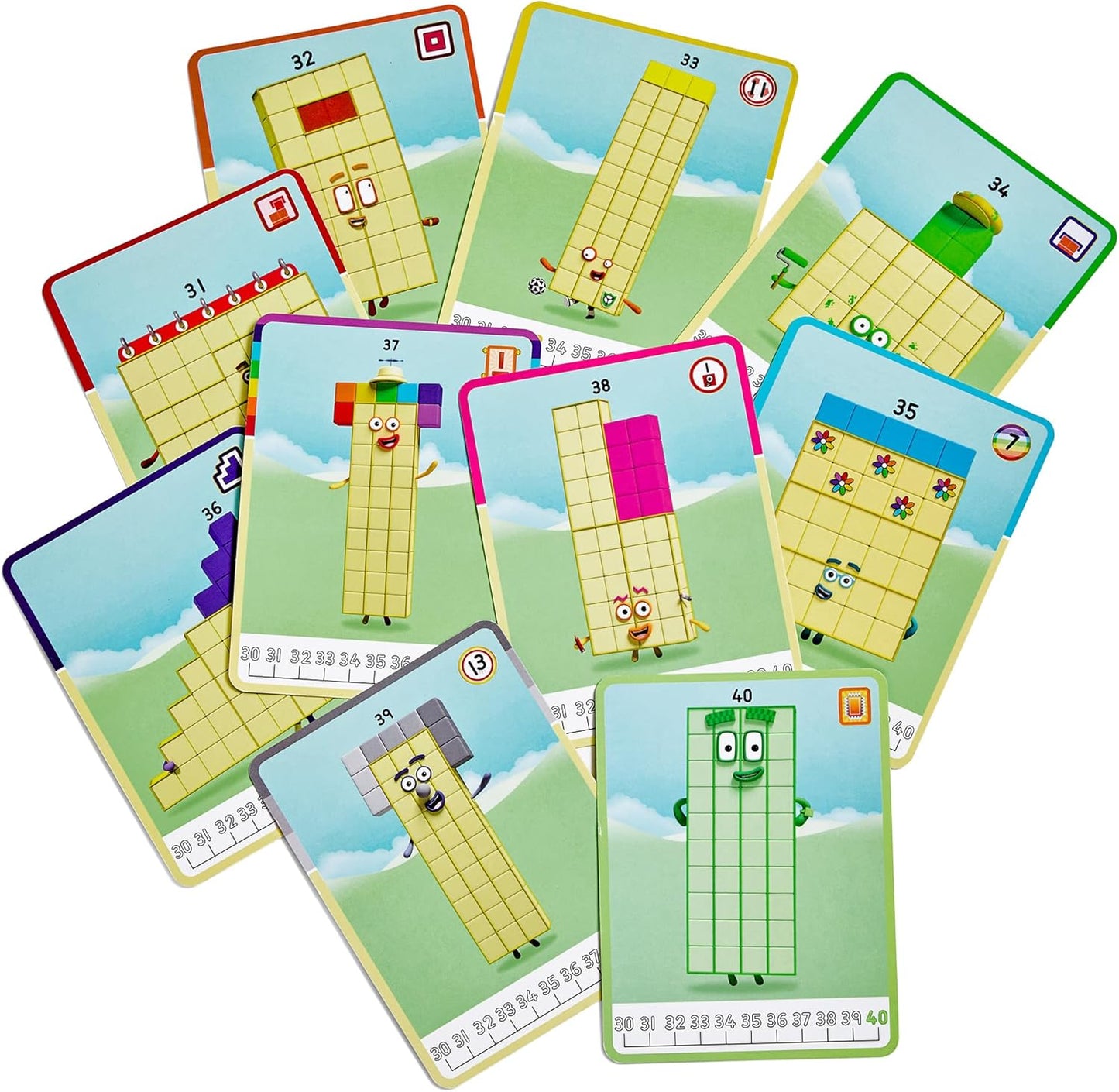 Learning Resources Mathlink® Cubes Activity Set  Numberblocks® 31-40