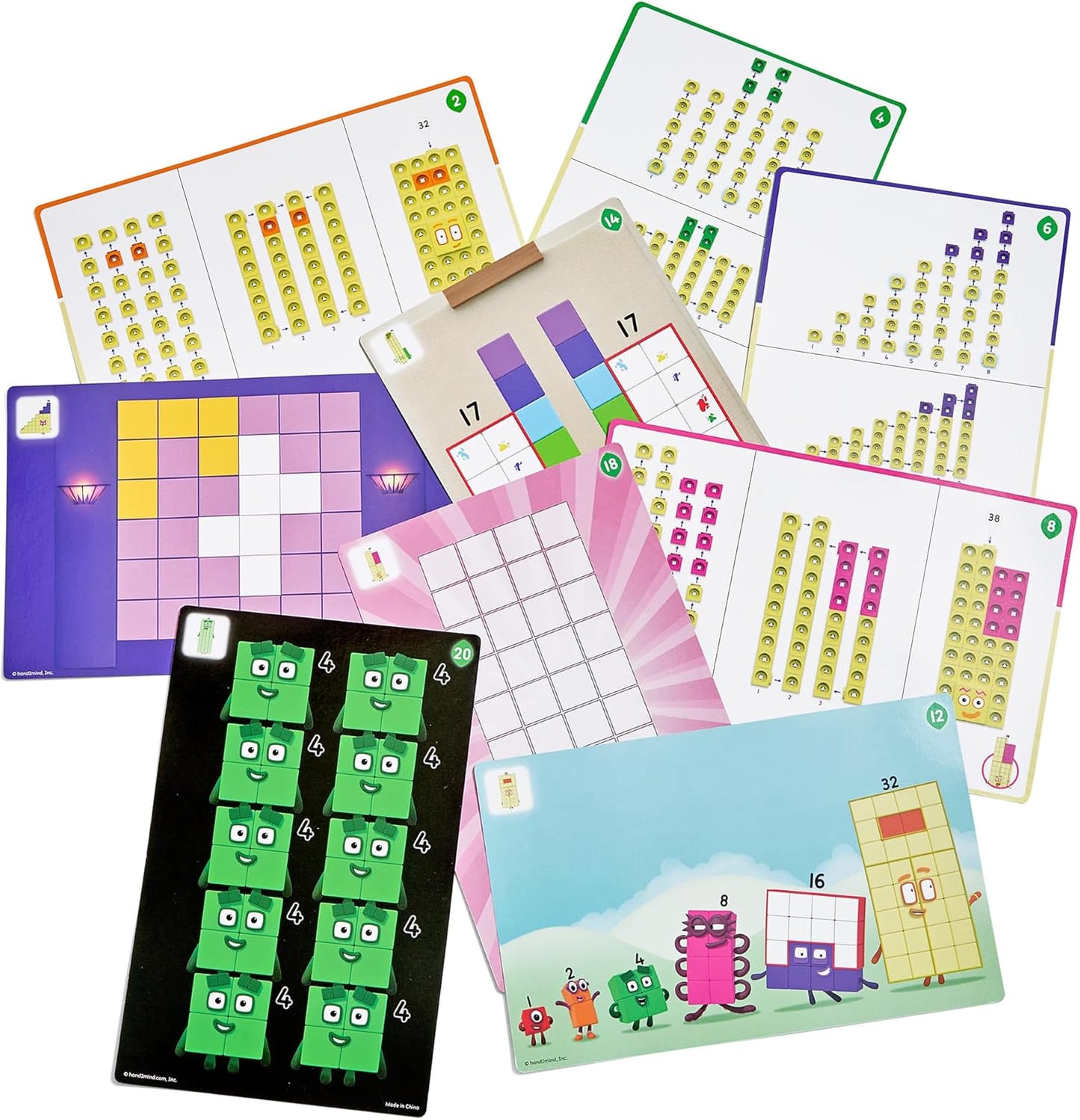 Learning Resources Mathlink® Cubes Activity Set  Numberblocks® 31-40