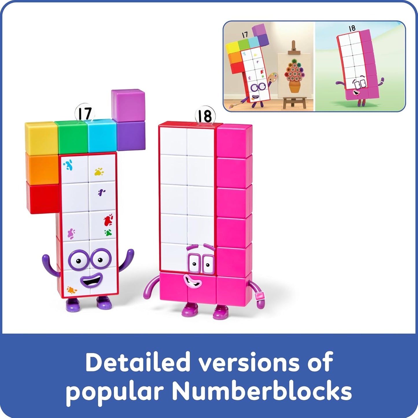 Learning Resources Numberblocks® Friends Seventeen And Eighteen