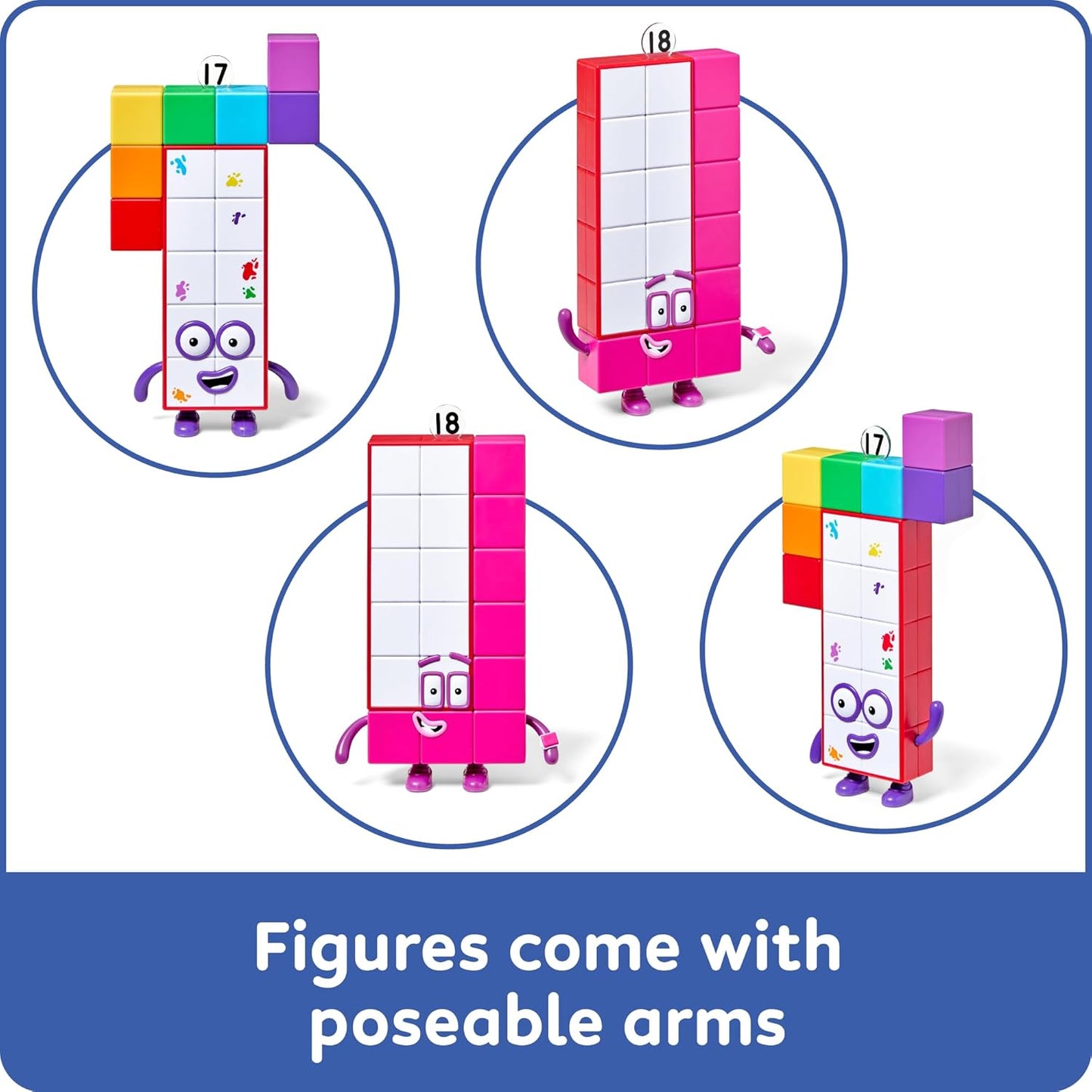 Learning Resources Numberblocks® Friends Seventeen And Eighteen