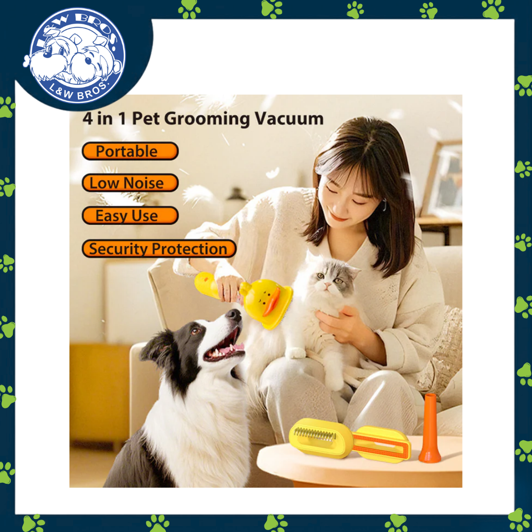 L&W Bros. 4-1 cordless Pet Grooming Vacuum