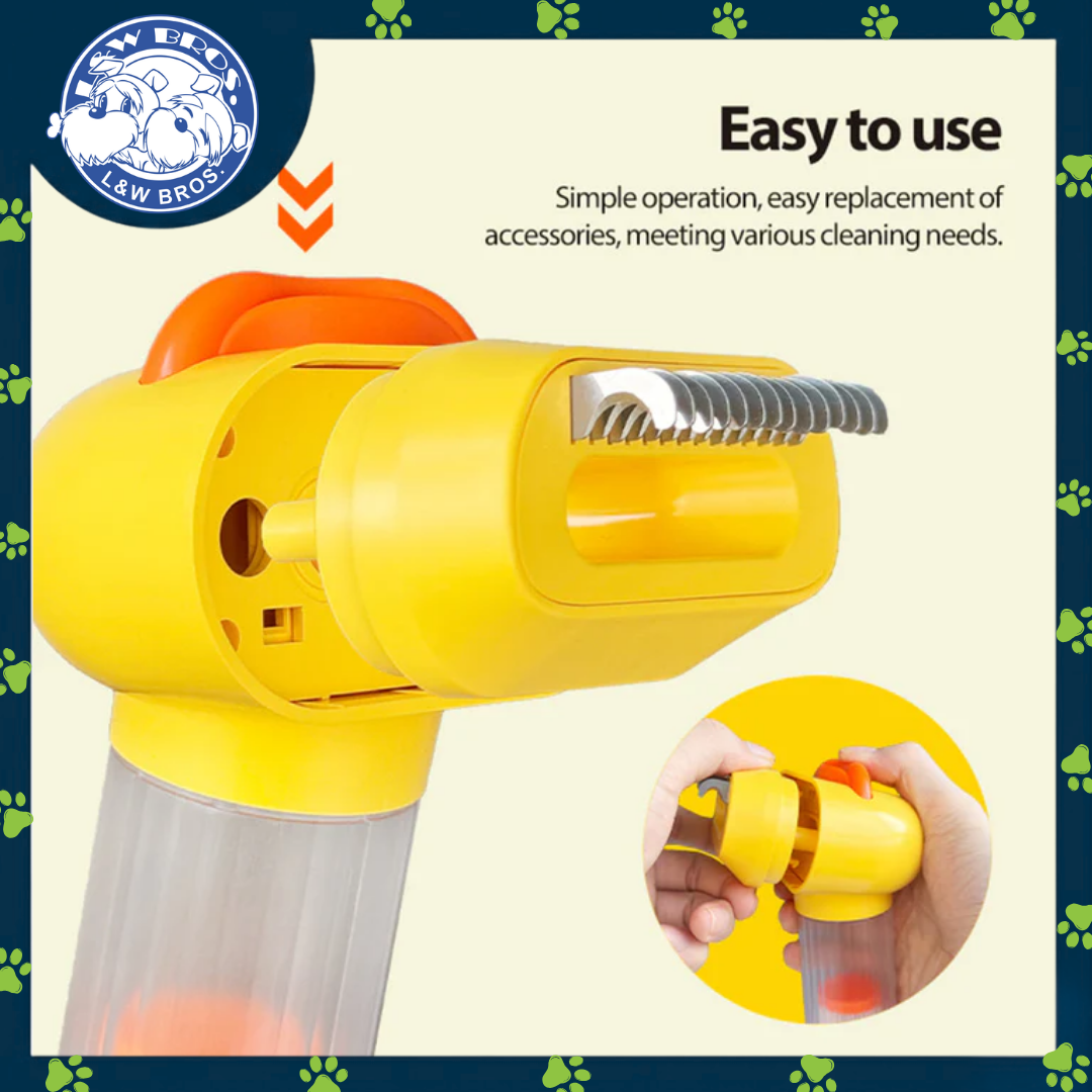 L&W Bros. 4-1 cordless Pet Grooming Vacuum