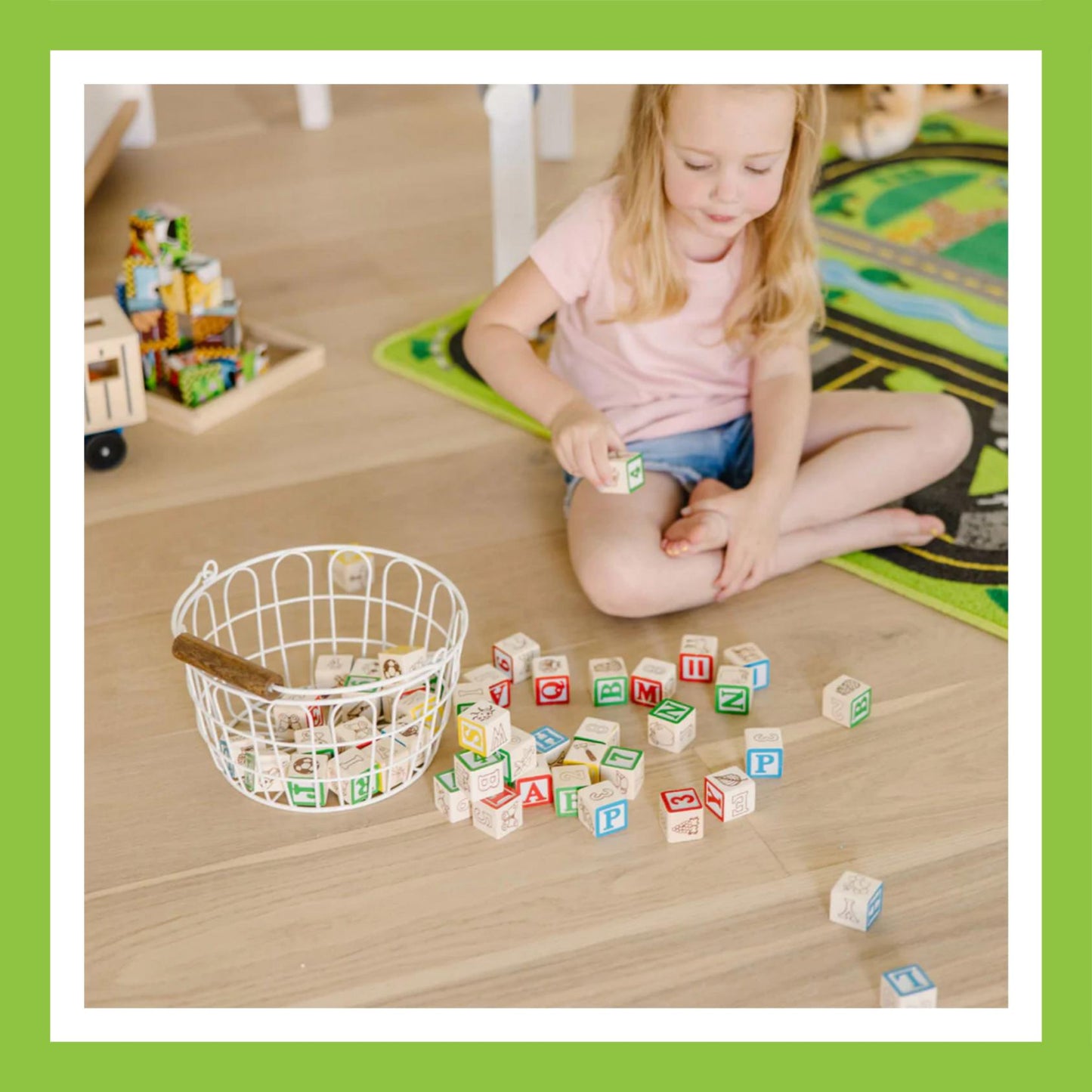 Melissa and Doug Wooden ABC/123 Blocks