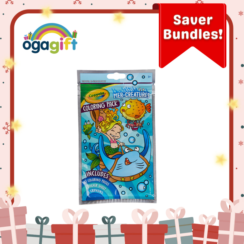 Ogagift Bundle - Melissa & Doug ABC & Funskool 123 & Crayola Pop out Creative Play Bundle 1