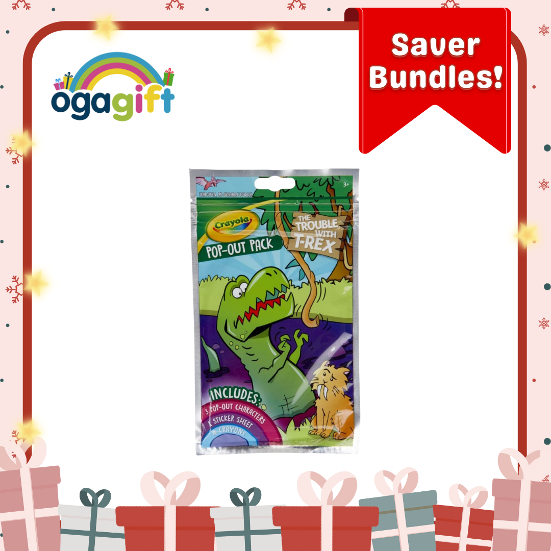 Gift Set - Melissa & Doug Color, Erase & Crayola Pop out Play Bundle 1