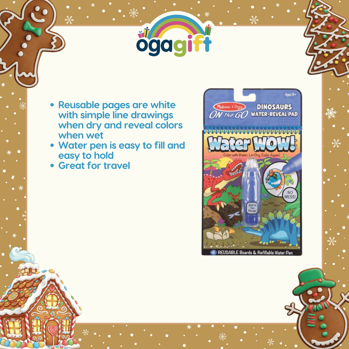 Gift Set - Melissa & Doug Color, Erase & Crayola Pop out Play Bundle 1