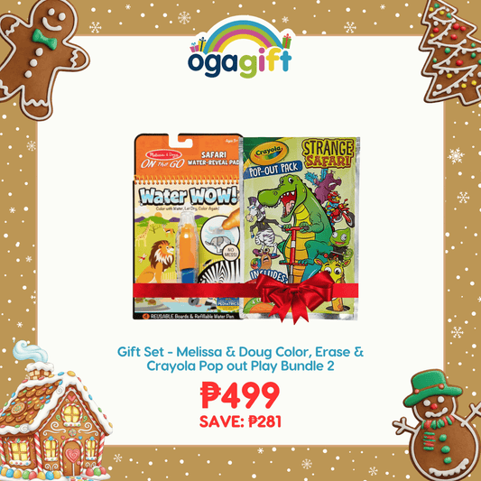 Gift Set - Melissa & Doug Color, Erase & Crayola Pop out Play Bundle 2
