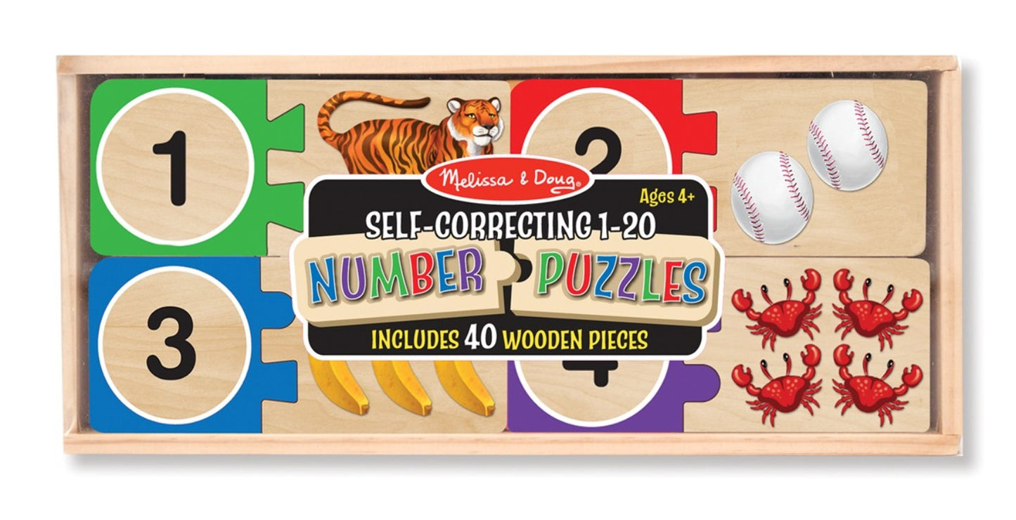 Self-Correcting Number Puzzles