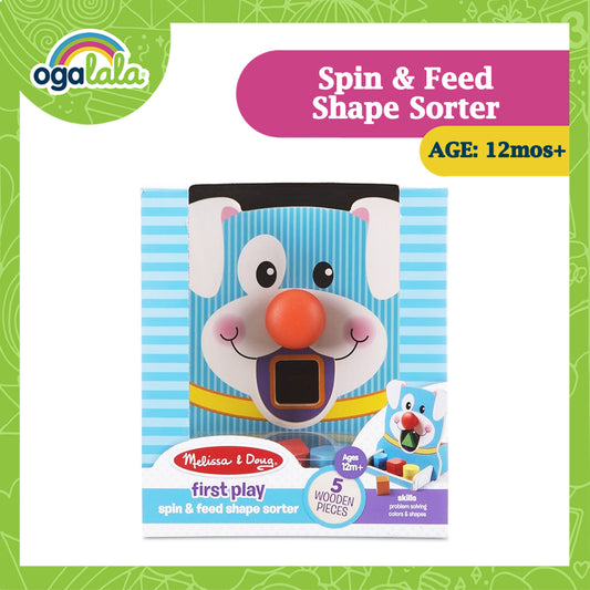 Melissa & Doug Spin & Feed Shape Sorter