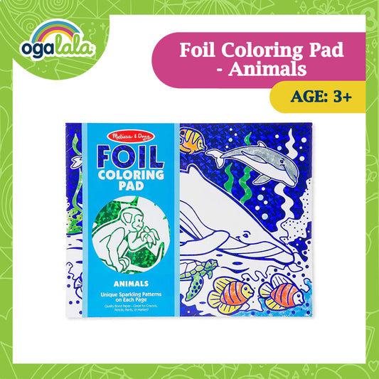 Melissa and Doug Foil Coloring Pad - Animals