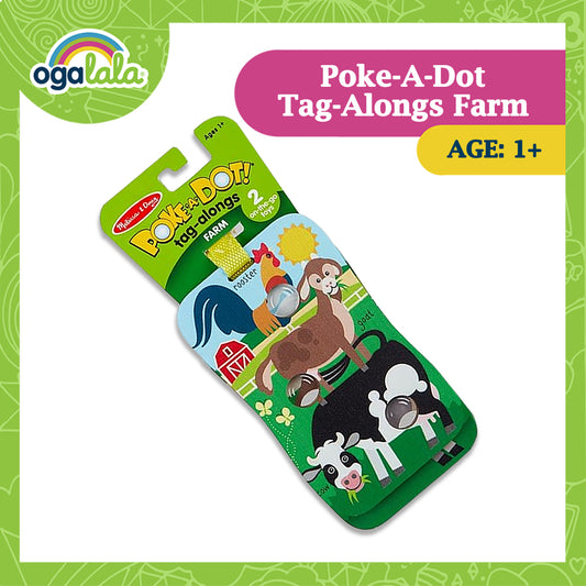 Melissa & Doug Poke-a-Dot Tag-Alongs: Farm