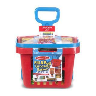 FILL AND ROLL GROCERY BASKET PLAY SET