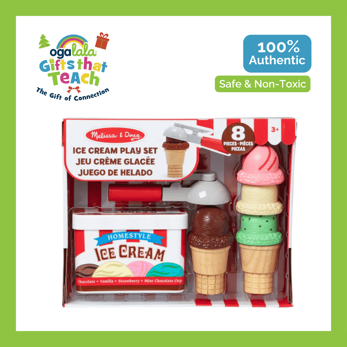 Scoop & Stack Ice Cream Cone Play Set