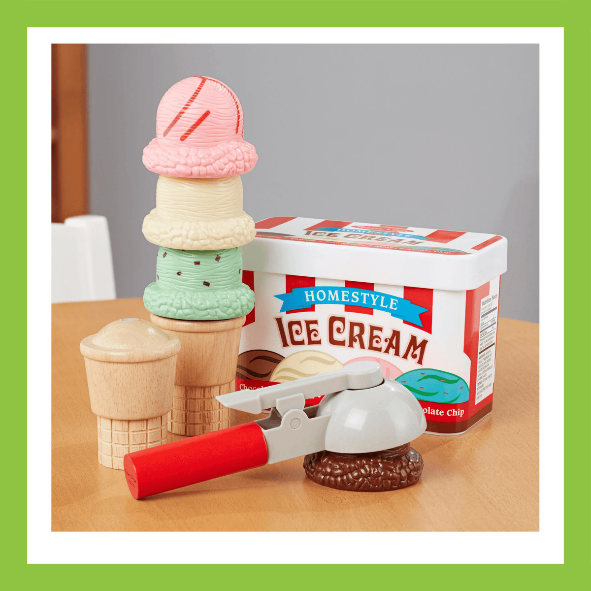Scoop & Stack Ice Cream Cone Play Set