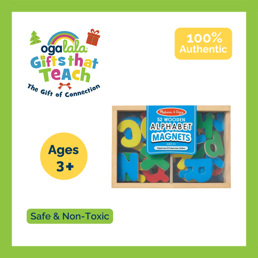 Wooden Letter Alphabet Magnets