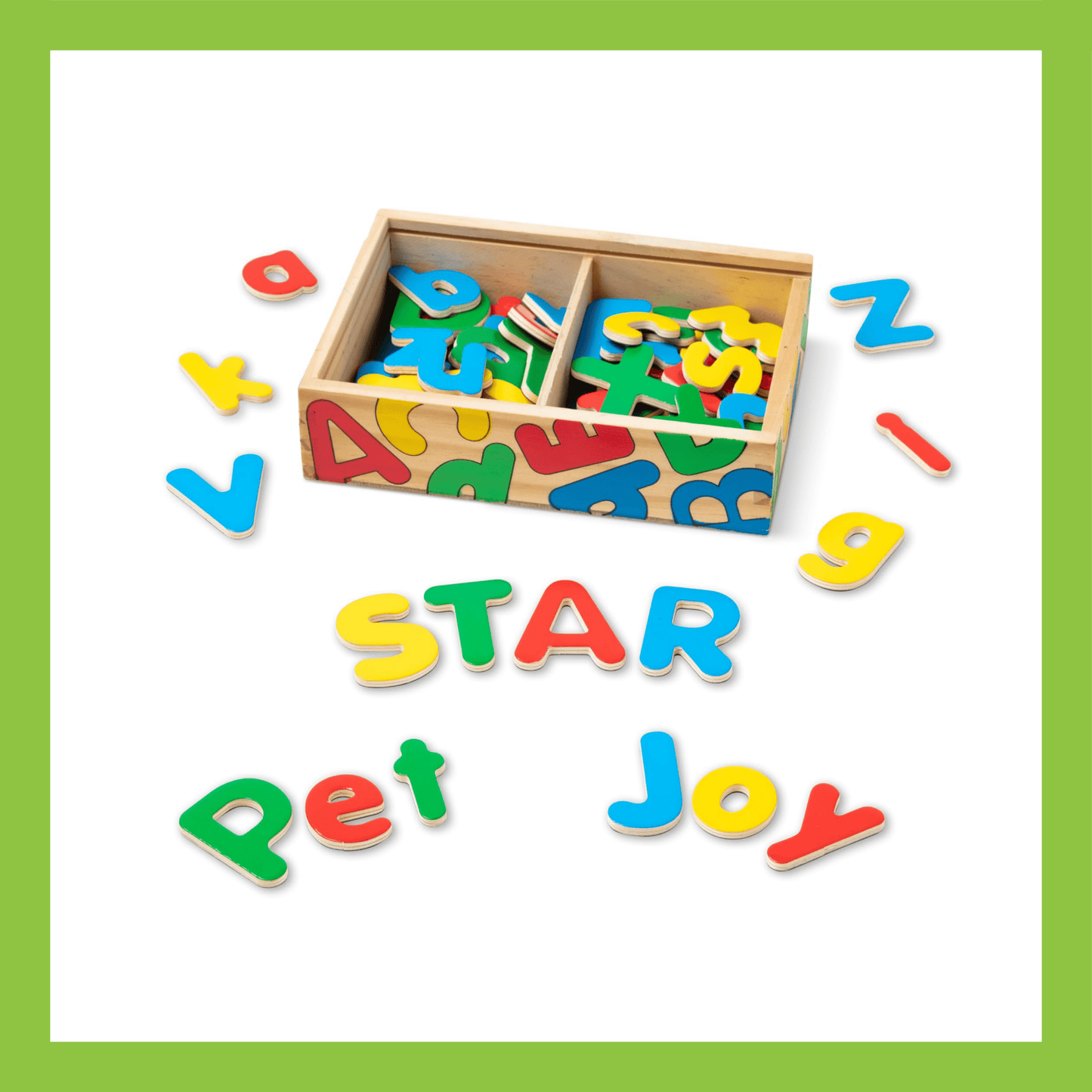 Wooden Letter Alphabet Magnets