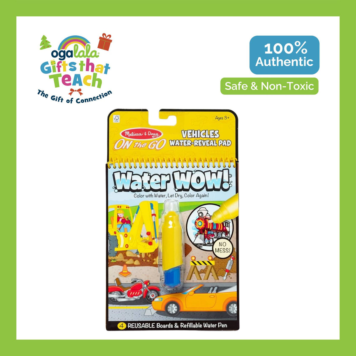 MELISSA & DOUG Water Wow Vehicles