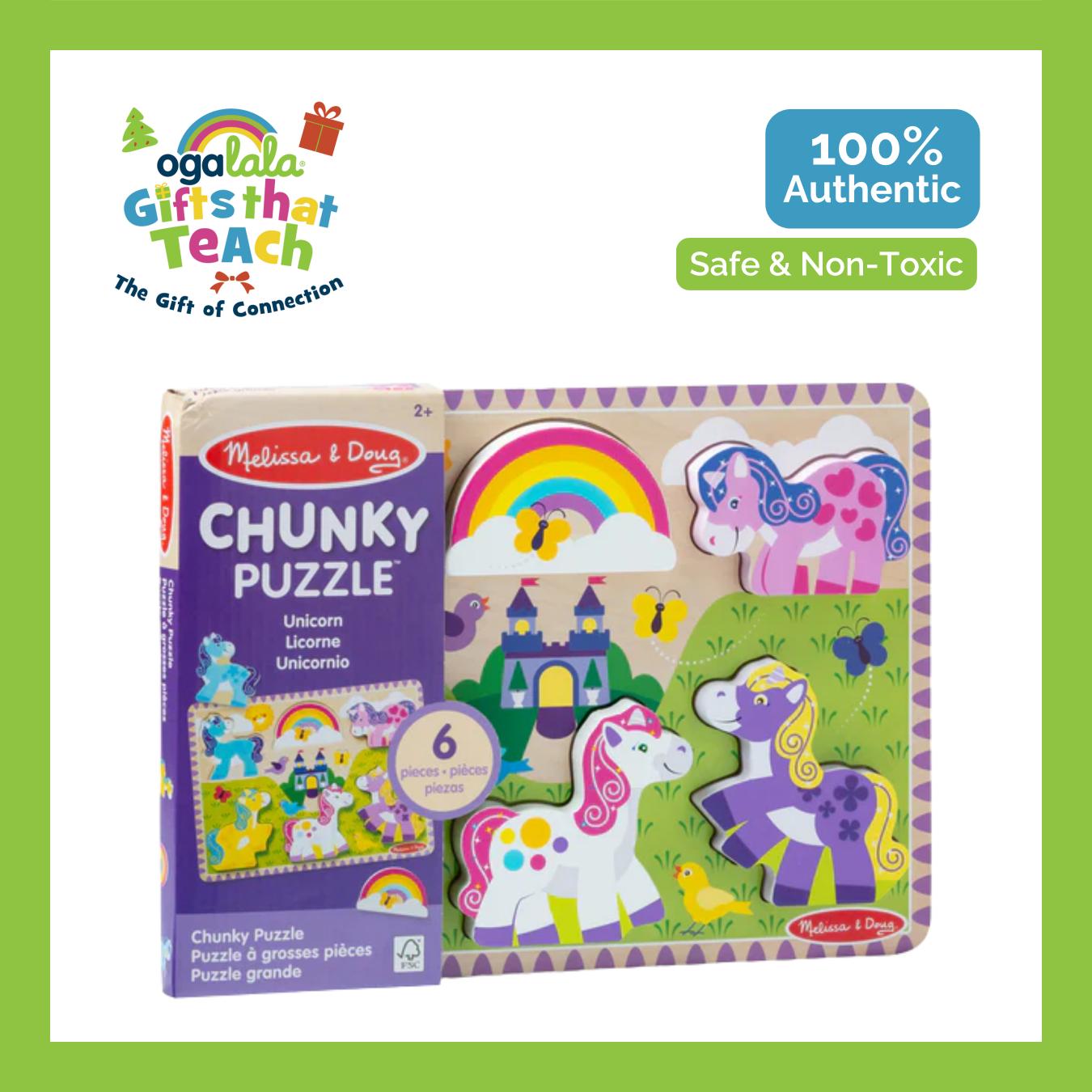 Melissa & Doug Unicorn Chunky Puzzle