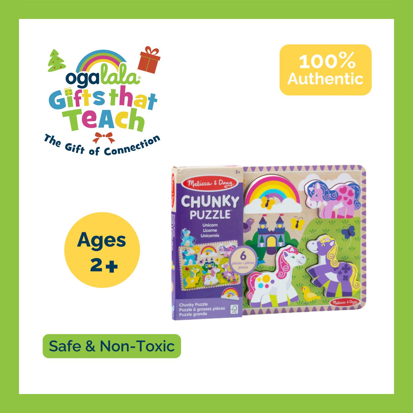 Melissa & Doug Unicorn Chunky Puzzle