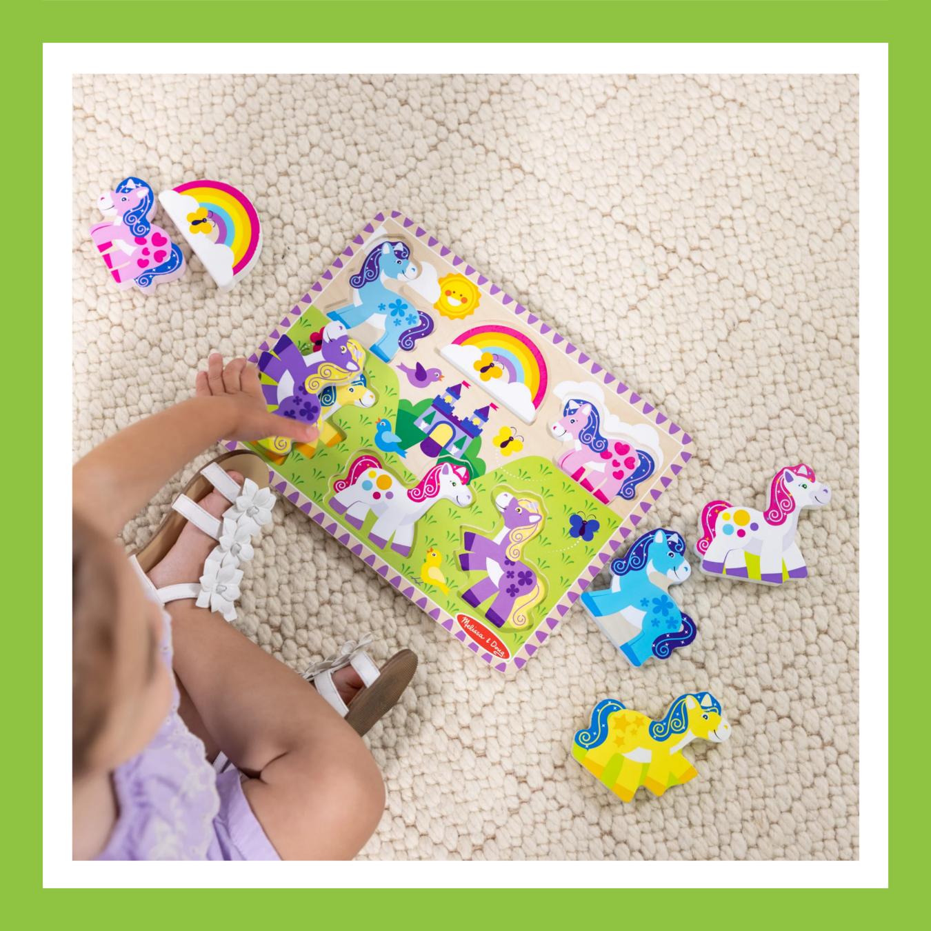 Melissa & Doug Unicorn Chunky Puzzle
