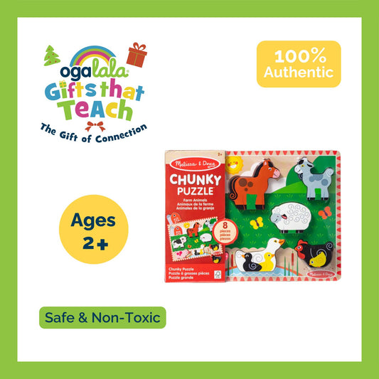 Melissa & Doug Farm Chunky Puzzle