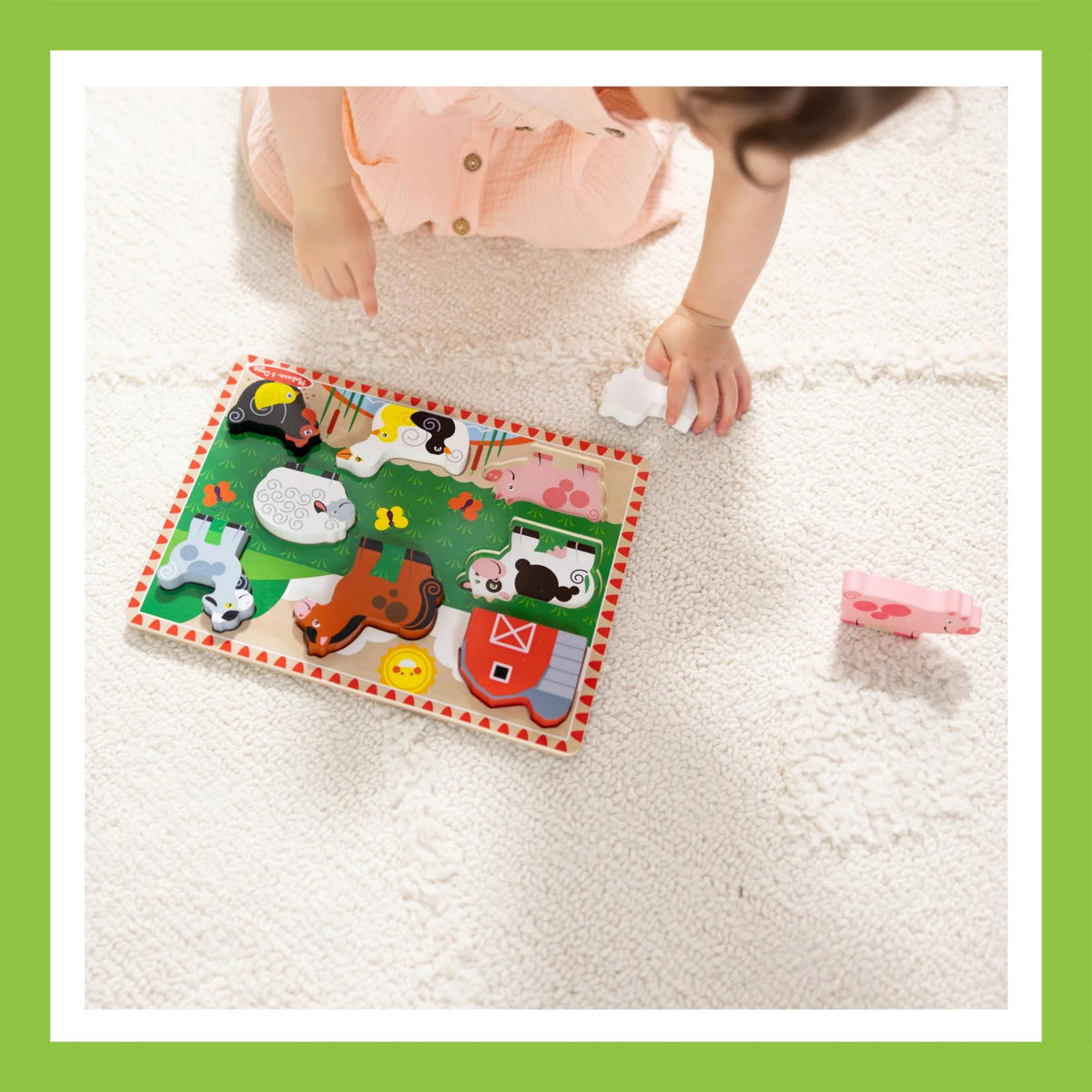 Melissa & Doug Farm Chunky Puzzle