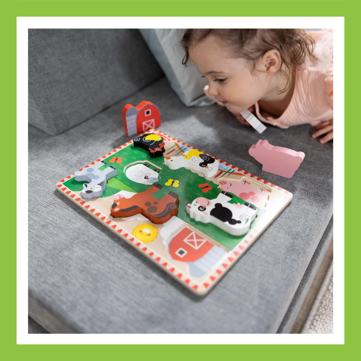 Melissa & Doug Farm Chunky Puzzle