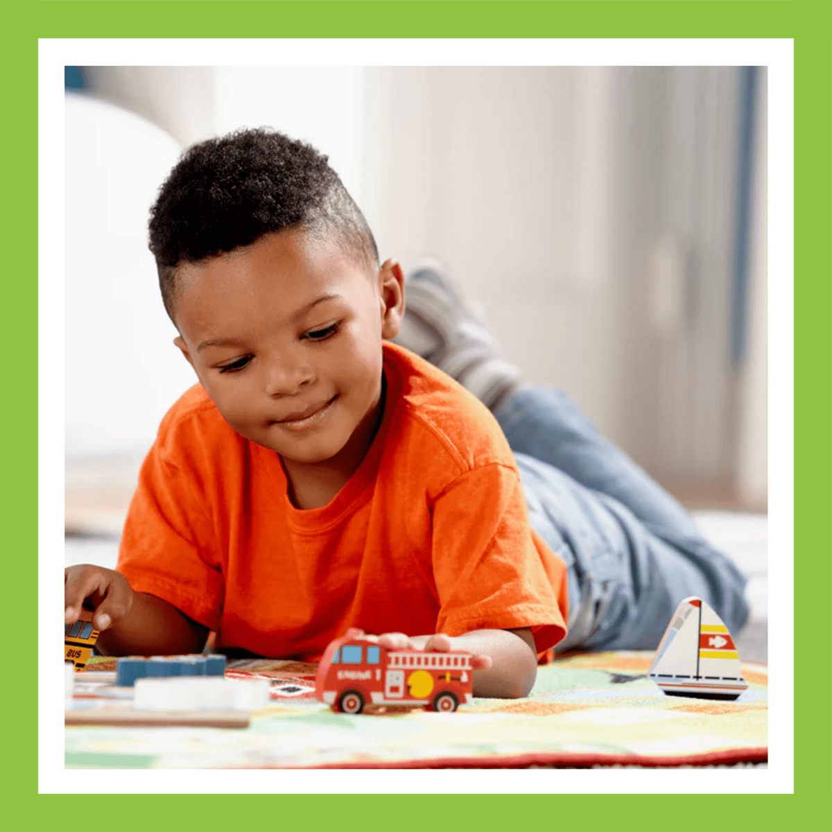 Melissa & Doug Vehicles Chunky Puzzle