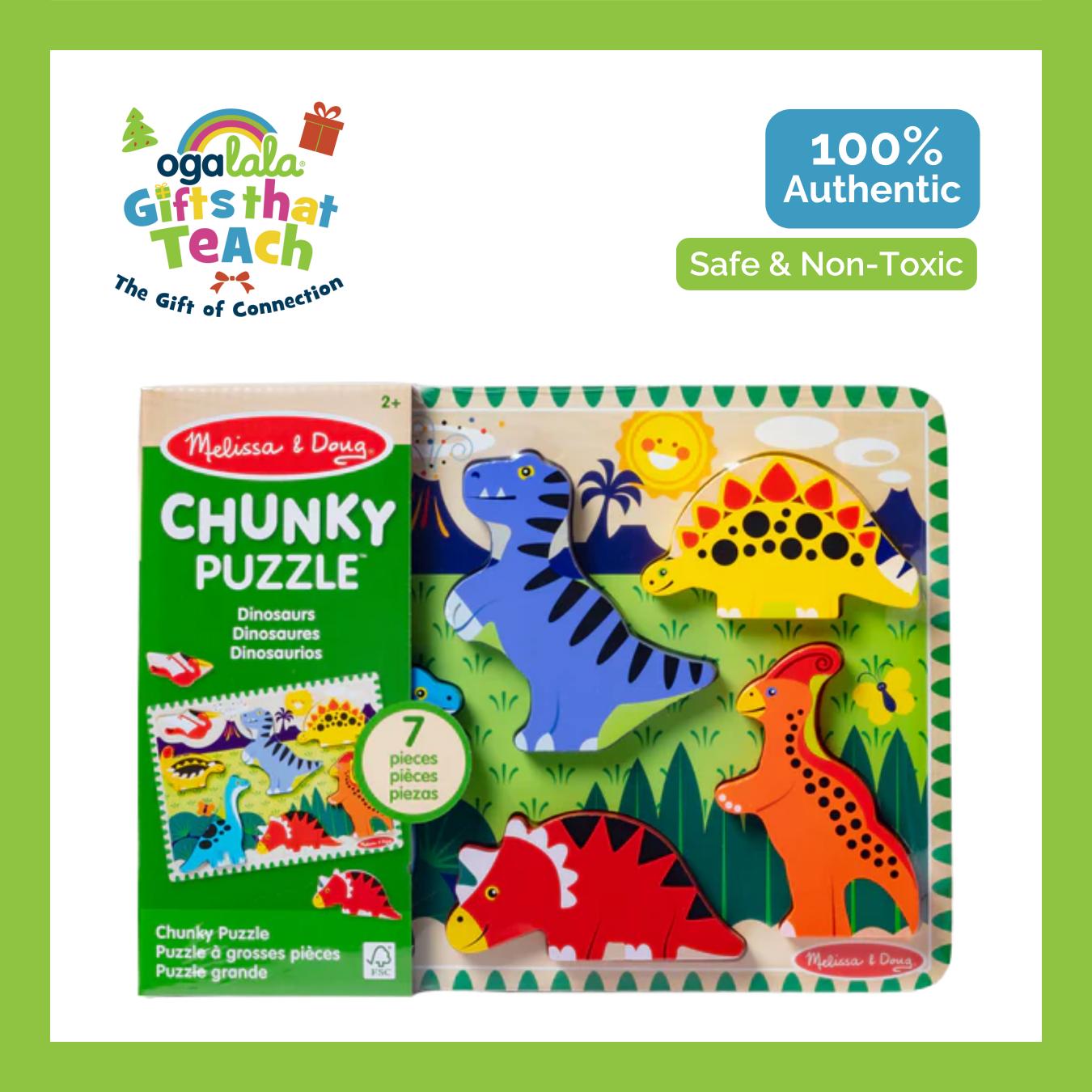 Melissa & Doug Dinosaurs Chunky Puzzle
