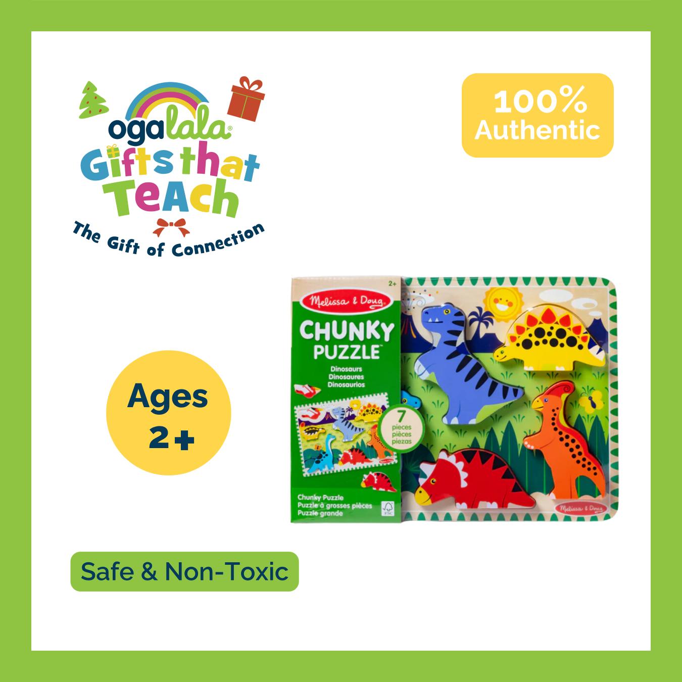 Melissa & Doug Dinosaurs Chunky Puzzle