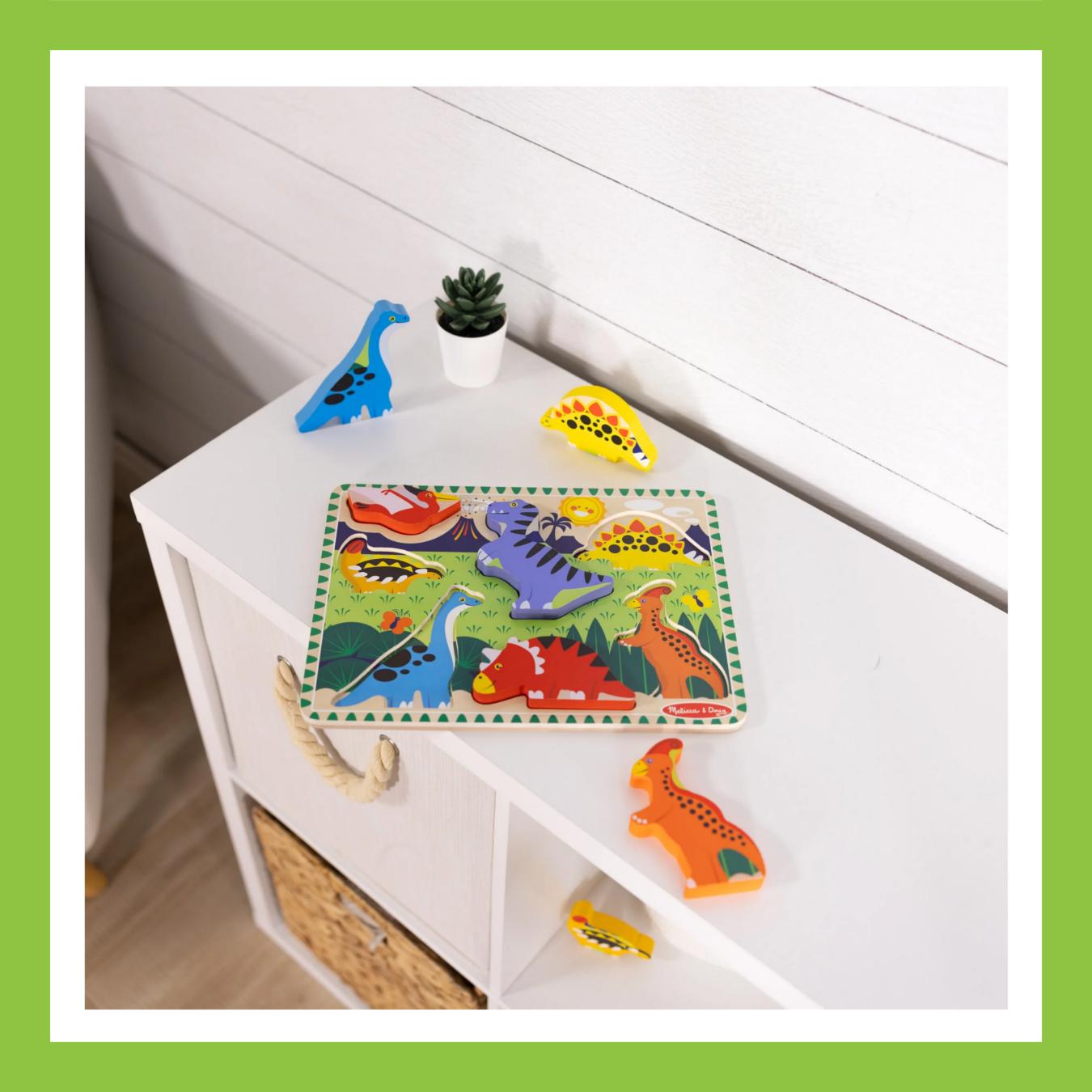 Melissa & Doug Dinosaurs Chunky Puzzle