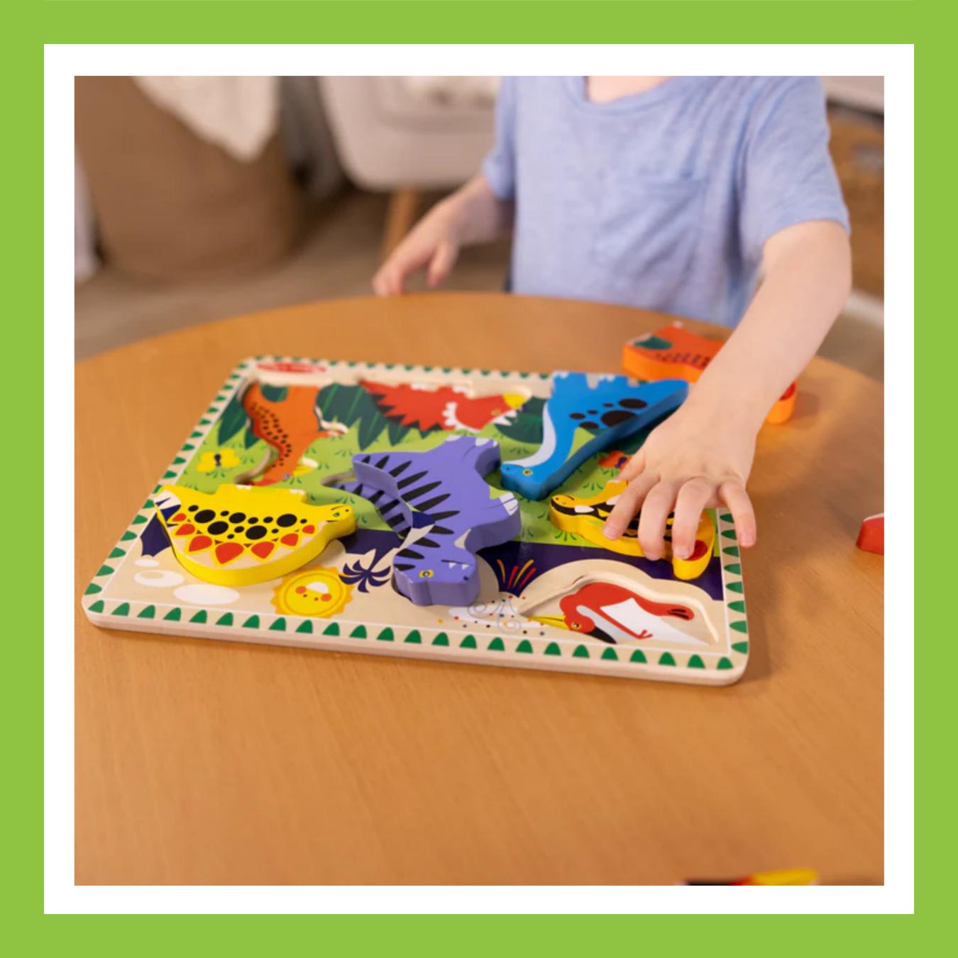 Melissa & Doug Dinosaurs Chunky Puzzle